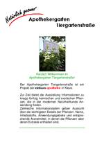 Informationen zum Apothekergarten der Einhorn Apotheke PDF-Dokument